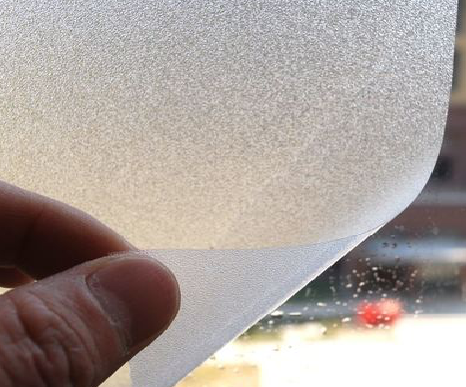 长顺玻璃门外面粘广告用什么材料好？